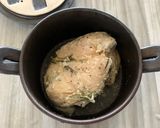 小さな土鍋で作る鶏ハム作り方6写真