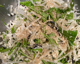 賄い副菜！大根と水菜の白和え風！作り方2写真