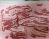豚バラ肉のカリカリ甘辛だれ焼き作り方1写真