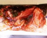 【パパ料理】桃屋のキムチの素で手羽焼作り方2写真