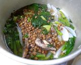 レンズ豆とほうれん草の重ね煮ポタージュ作り方3写真