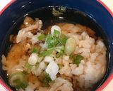 余った鯖の炊き込みご飯で、鯖めし麦茶漬け作り方1写真