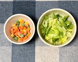 離乳食完了期★しらすと野菜の卵炒飯作り方2写真