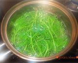 おかひじきとキウイの胡麻和え★シャキ²作り方1写真