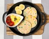 離乳食完了期★ツナと野菜のホットケーキ作り方6写真