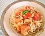 5分そうめんアレンジ♪ツナトマトそうめん作り方4写真