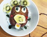 ハンバーグでキウイ作り方4写真