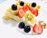 キラキラお星様ゼスプリキウィのワッフル作り方4写真