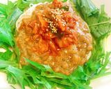 ごま油香る納豆キムチそうめん作り方4写真
