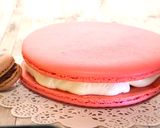 巨大マカロンケーキ(苺のトゥンカロン)作り方1写真