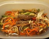 $冷凍豆あじの彩り南蛮漬け$作り方5写真