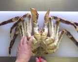 タラバ蟹のさばき方(下準備編)作り方2写真