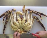 タラバ蟹のさばき方(下準備編)作り方1写真