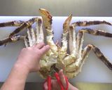 タラバ蟹のさばき方(下準備編)作り方3写真