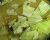 キャベツとアンチョビのクリームパスタ♪作り方3写真