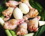 鶏手羽元と卵のさっぱりお酢煮込み作り方7写真