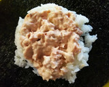 フランクフルトとツナと卵焼きのおにぎらず作り方4写真