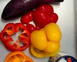 簡単ズボラ♥️夏野菜サバ缶和風アヒージョ作り方1写真