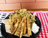 旬の破竹と山蕗の天ぷら♡胡麻油でサクサク作り方10写真