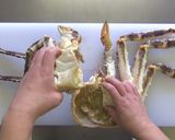 タラバ蟹のさばき方(下準備編)作り方4写真