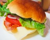 バンズ手作り☆ベーコンと野菜のバーガー作り方5写真