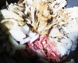 貴女風味でライスインオムレツ♥ゆりさん風作り方1写真