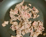 青梗菜と牛肉のオイスターソース炒め作り方5写真