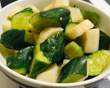 ビニール袋・胡瓜の漬物 麺つゆ わさび作り方3写真