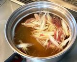 簡単♪茗荷のかき玉汁作り方4写真