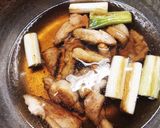 鶏肉と舞茸の出汁が美味しい！つけ蕎麦♪作り方8写真