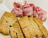 厚揚げと新玉ねぎ＆牛肉の煮物作り方1写真