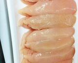 うまい！鷄ささみの韓国風チキン作り方1写真