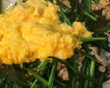 ニラ玉☆豚肉入り☆梅バターポン酢☆簡単☆作り方6写真