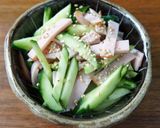 ハムと胡瓜の韓国風サラダ作り方3写真