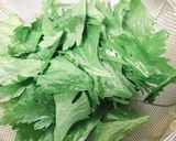 セロリと牛肉のレモンカレー炒め作り方3写真