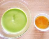 抹茶アイスでレンジおから蒸しパン♪作り方3写真