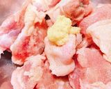 鶏もも肉のみぞれ煮作り方1写真