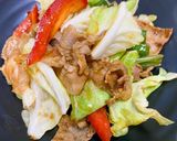 野菜たっぷり！コクのあるお店の回鍋肉作り方5写真