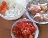 フライパンで簡単☆トマトチキン夏カレー作り方1写真