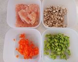 犬用*夏は枝豆!!鶏と枝豆ヘルシーご飯作り方1写真