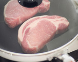 厚切りポーク 簡単ねぎ醤油ステーキソース作り方2写真