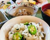 オクラ＆しらすが美味しい！夏のわかめご飯作り方7写真