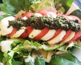 サムライ特製　月のチーズカプレーゼ❤️作り方4写真