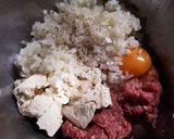 豆腐入り和風ハンバーグ☆シソおろしポン酢作り方2写真