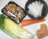 鶏ひき肉白菜の中華風炒め♪簡単作り方1写真