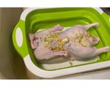 アヒルのサラダとアヒル出汁のおかゆ作り方1写真