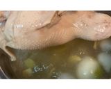 アヒルのサラダとアヒル出汁のおかゆ作り方5写真