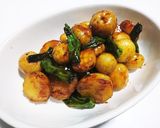 簡単♡新じゃがとししとうの甘味噌炒め作り方4写真