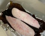 簡単おつまみ☆昆布香るふぐの白子包み焼き作り方2写真