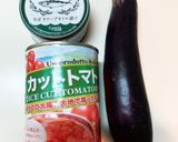 サバ缶とナスのピリ辛トマトパスタ作り方2写真